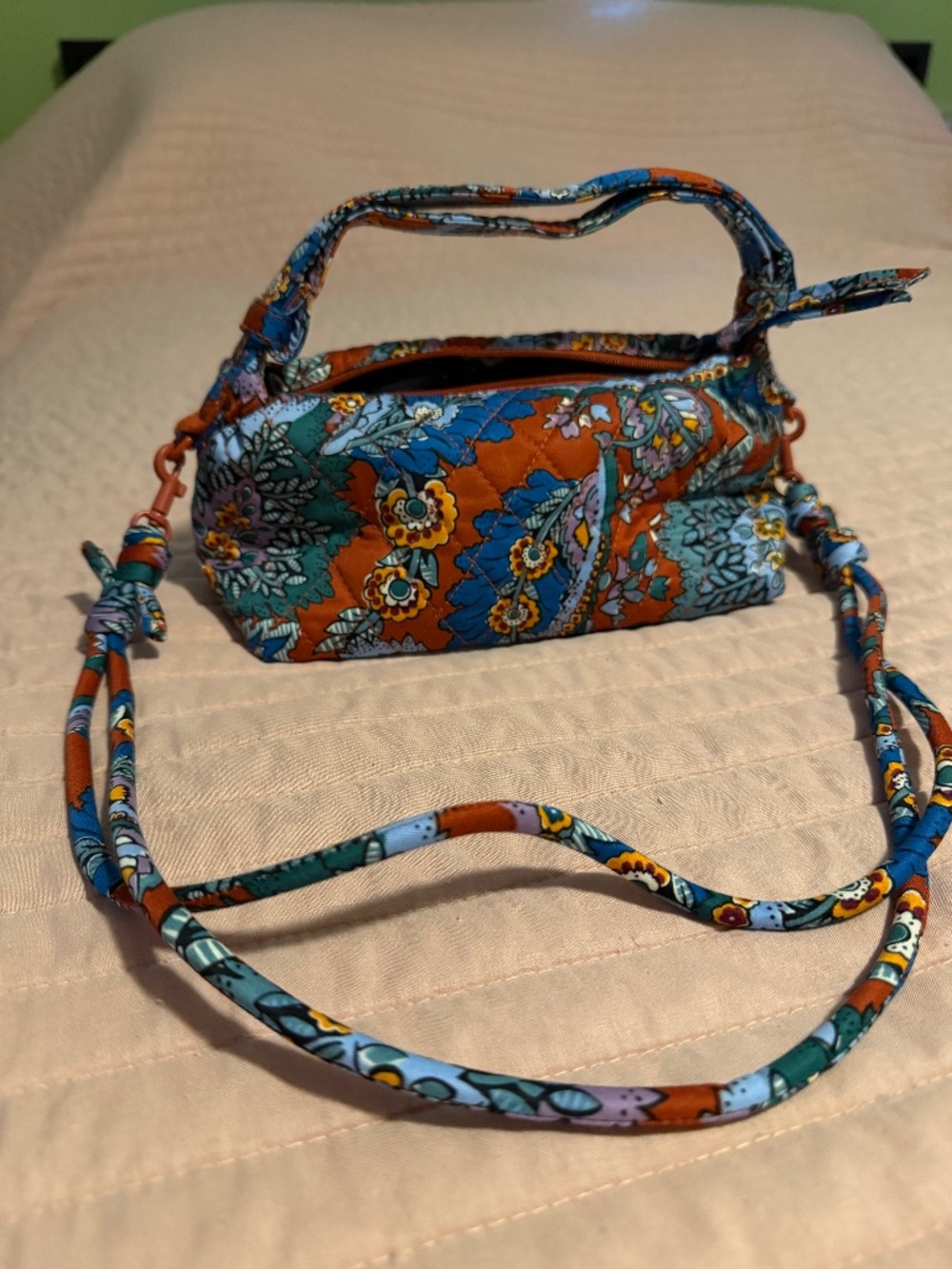 Vera Bradley Roxbury Crescent Mini Bag